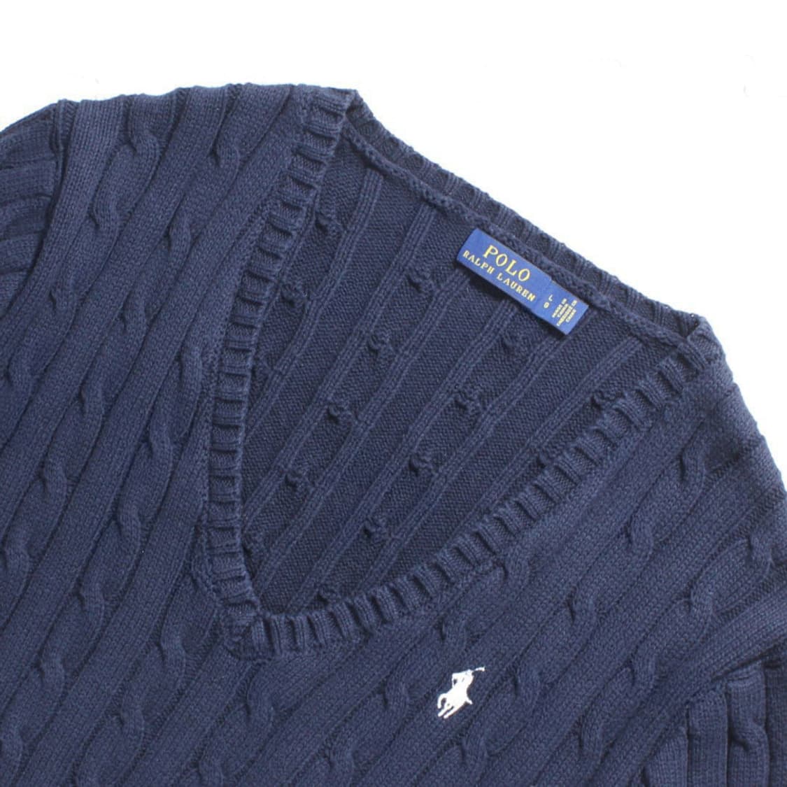 Polo 폴로 랄프로렌 네이비 브이넥 니트  상품이미지3