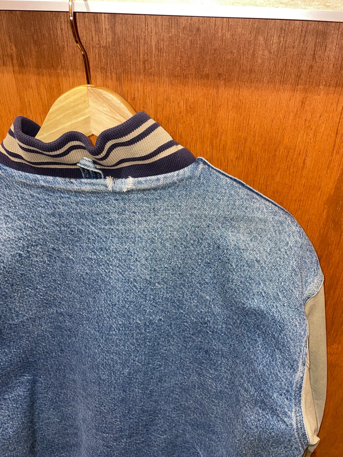 (M) Carhartt 칼하트 데님 바시티 자켓 상품이미지7