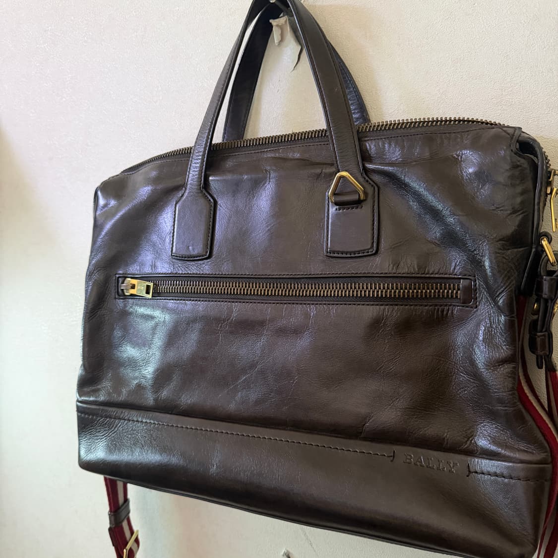 발리 다크브라운 브리프케이스 토트&크로스백 상품이미지1