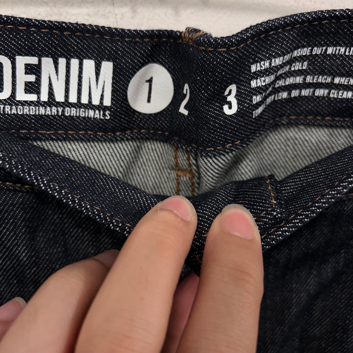 엑스트라오디너리 투턱 샐비지 와이드핏 데님팬츠 상품이미지3