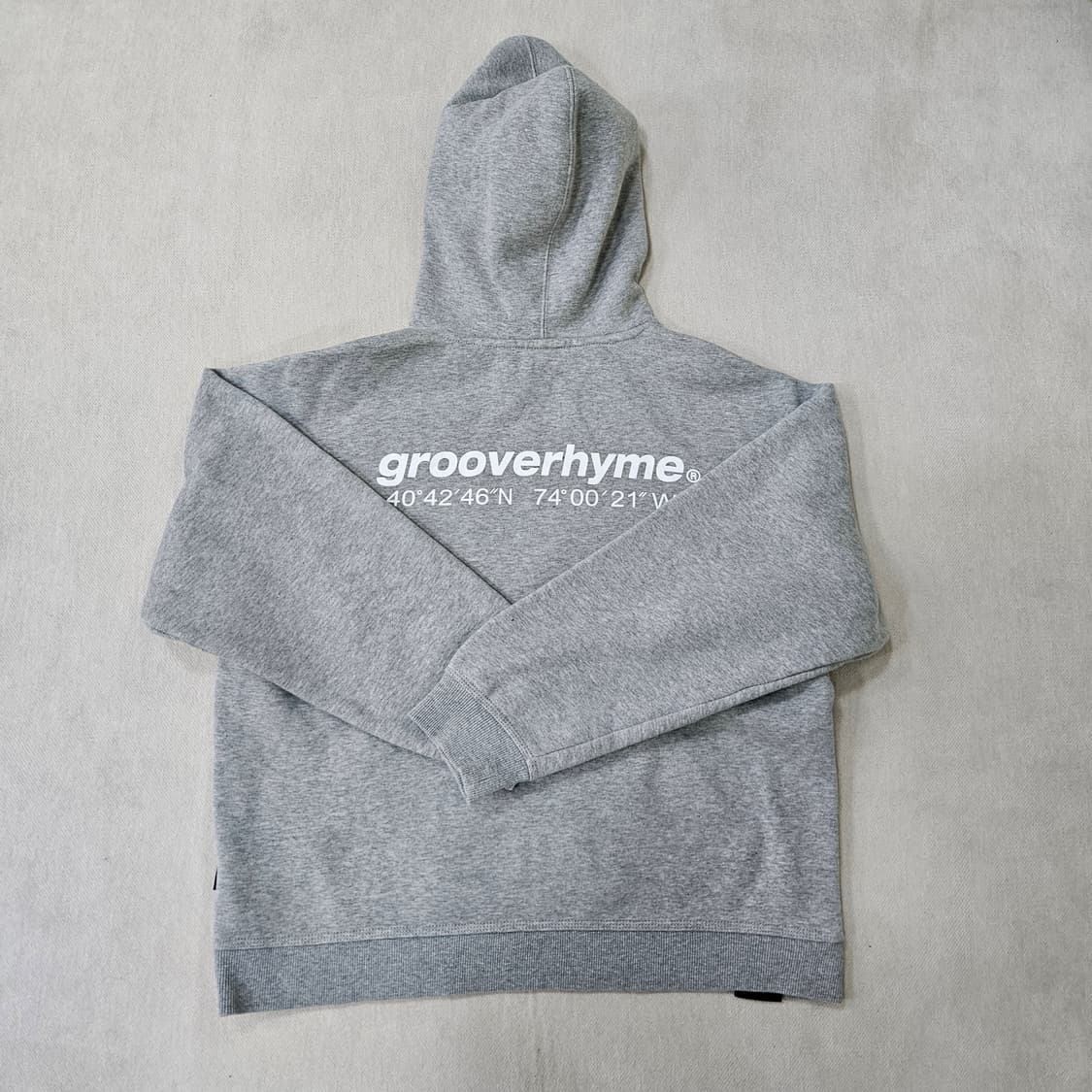 M 그루브라임 그레이 후드티 0305Y 상품이미지2
