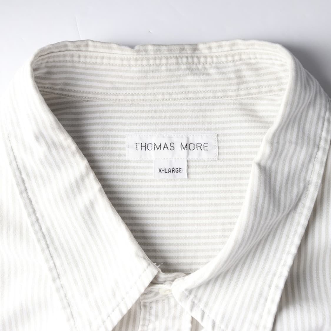 토마스모어 스트라이프 오버핏 셔츠 XL 상품이미지5