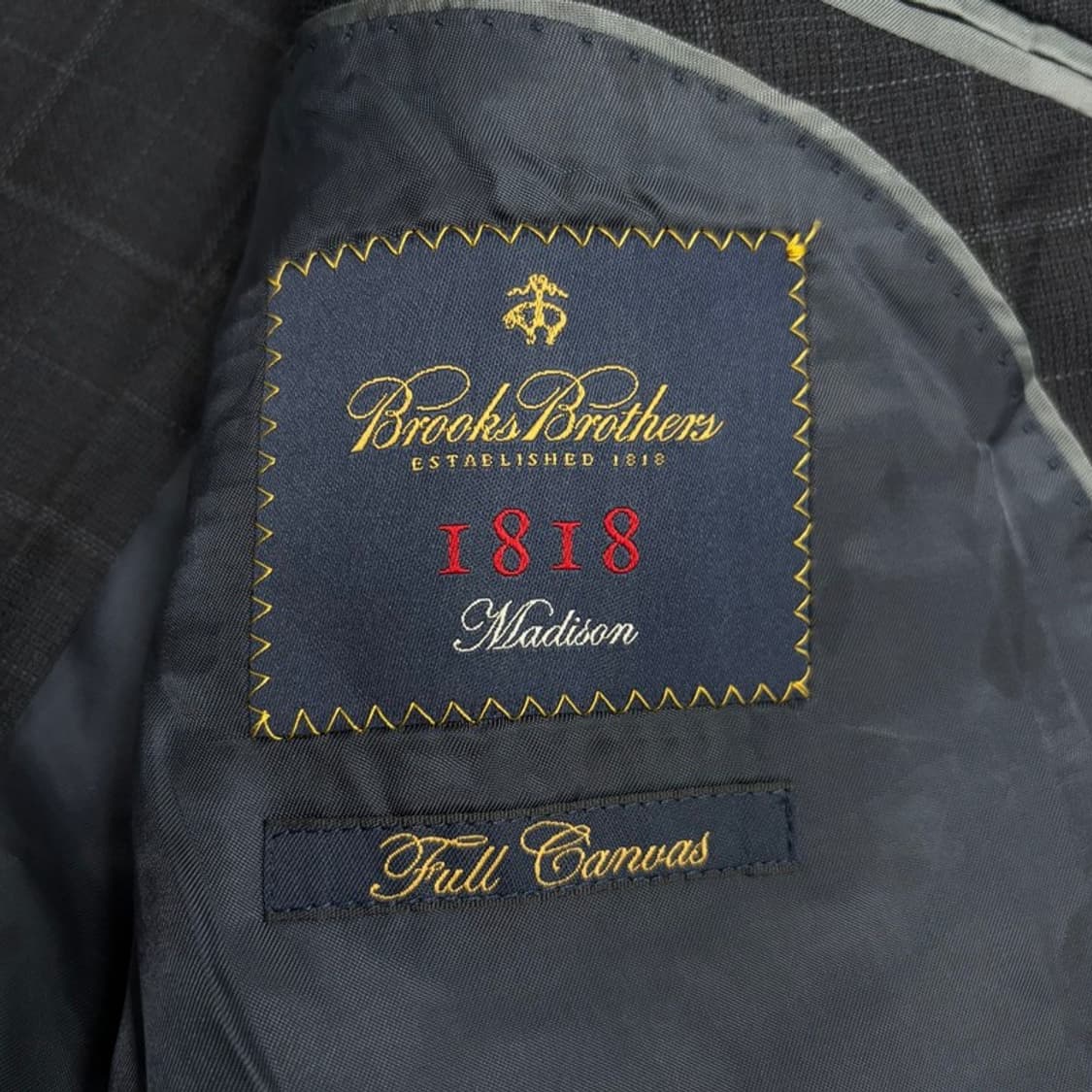 브룩스브라더스 울 체크 블레이저 v1852 상품이미지7