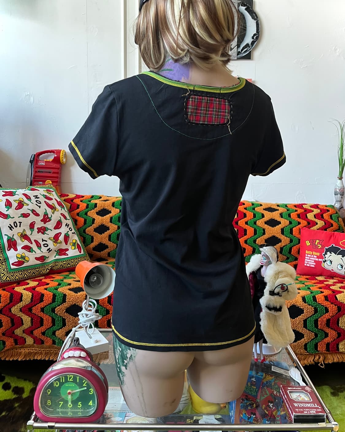 Japanese Vintage 3D Ethnic 1/2 T-Shirt 상품이미지3