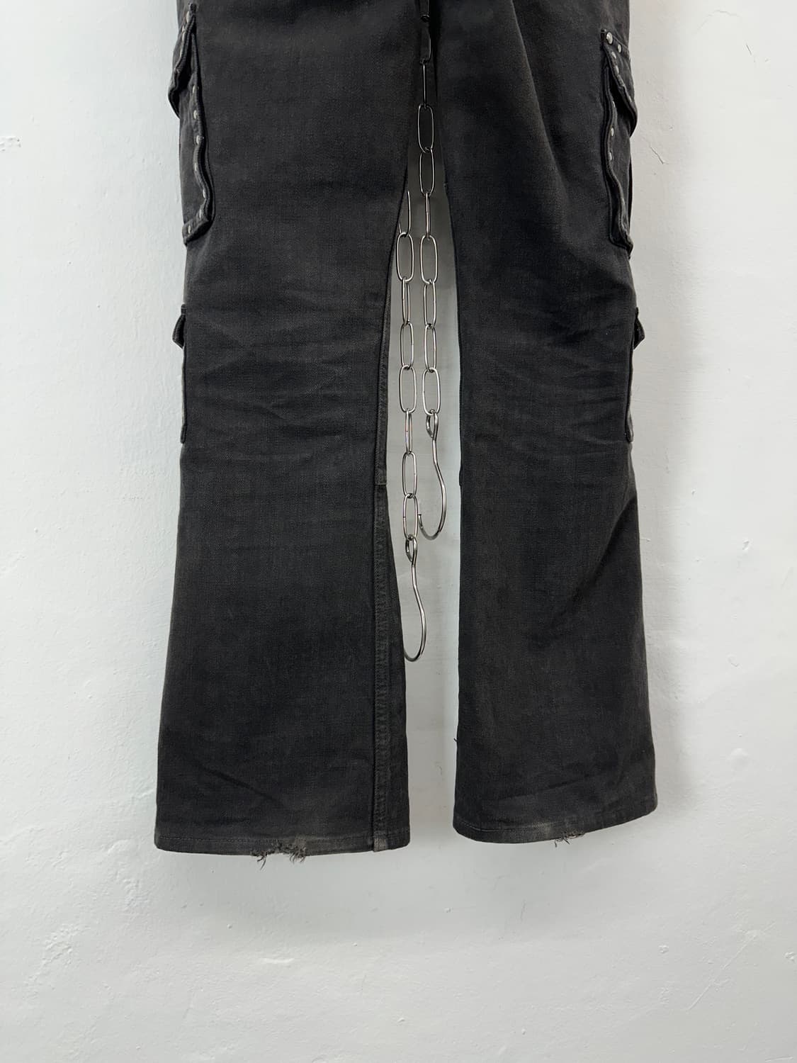 Shellac Studded Multi-Pocket Flared Deni 상품이미지6