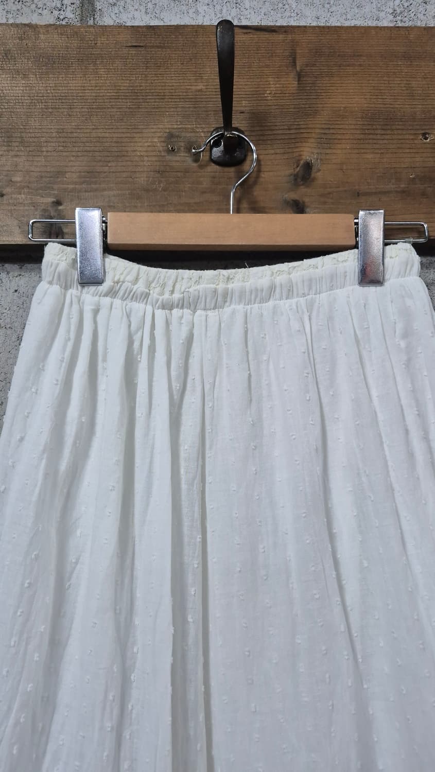 레이스 자수 면 롱스커트 하구미룩 모리룩  상품이미지2