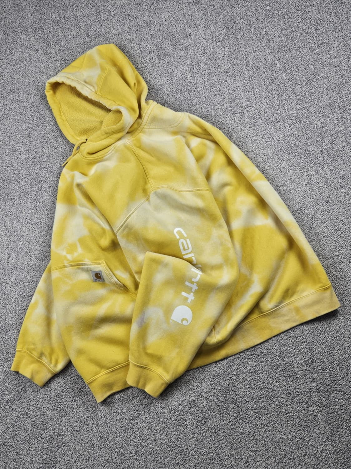 칼하트 다잉 워시드 커스텀 스웻 후드 티셔츠 ( 3XL ) / 10133 상품이미지3