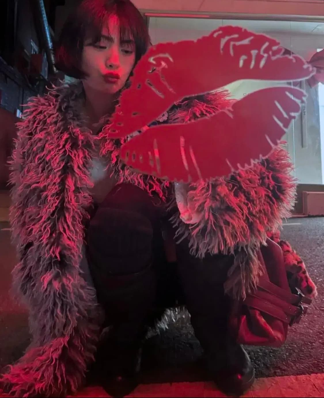 [1] SEO 에에스이오 퍼 코트 FAUX FUR COAT 상품이미지3
