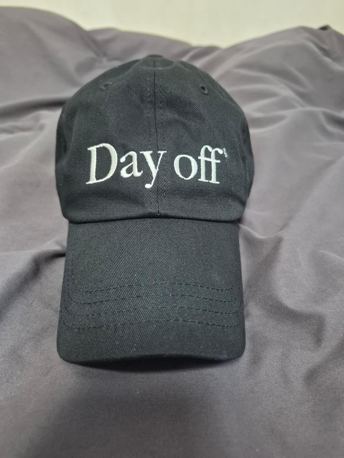 에이카화이트 데이오프 볼캡 블랙 상품이미지2