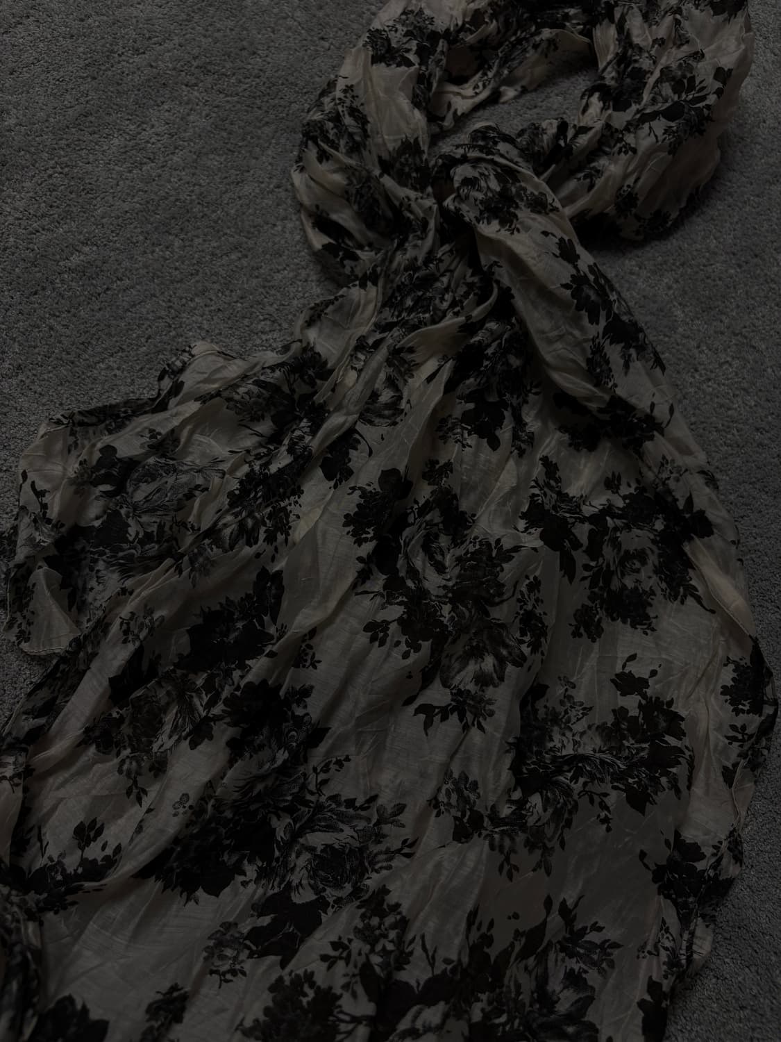 Vintage punk grunge mood scarf 상품이미지3
