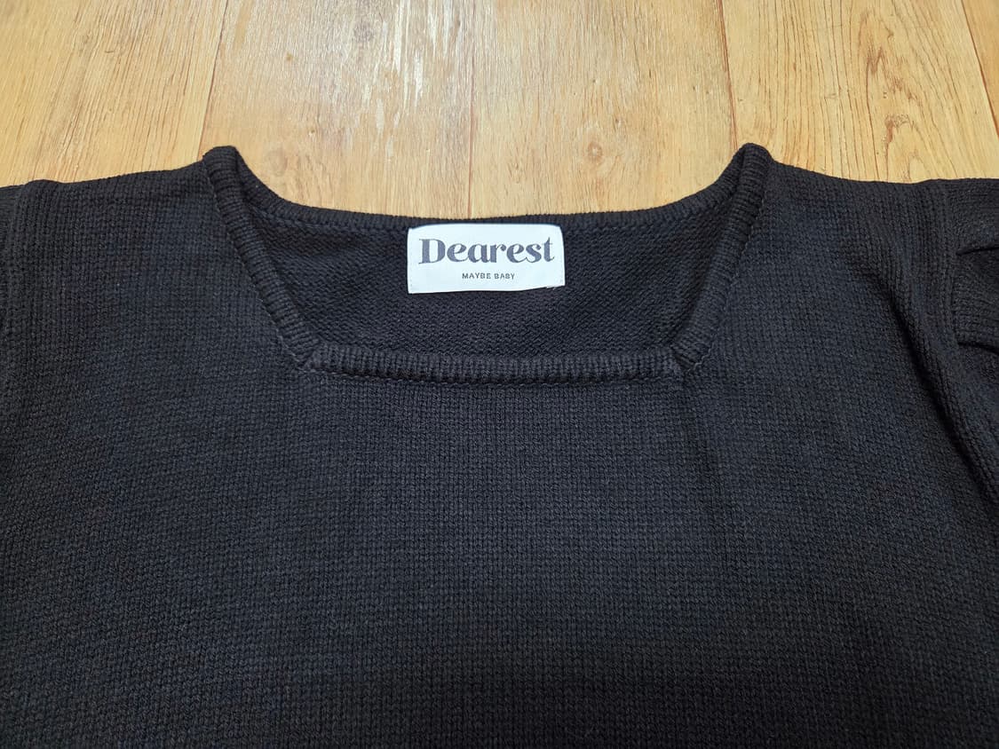 메이비베이비 디어리스트 스퀘어넥 니트 55-66 새상품 상품이미지2