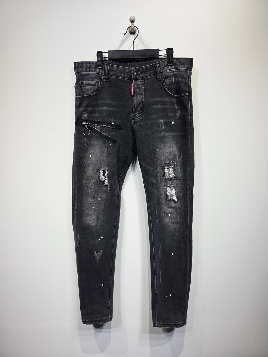 DSQUARED2 디스퀘어드2 클래식 케니 진 블랙 워싱 청바지 상품이미지2