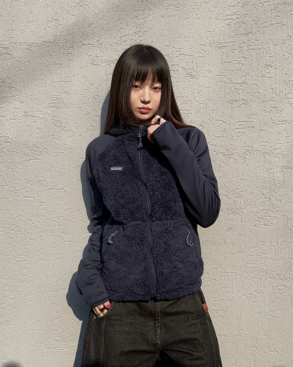 90s vintage Patagonia hybrid fleece jk 상품이미지1