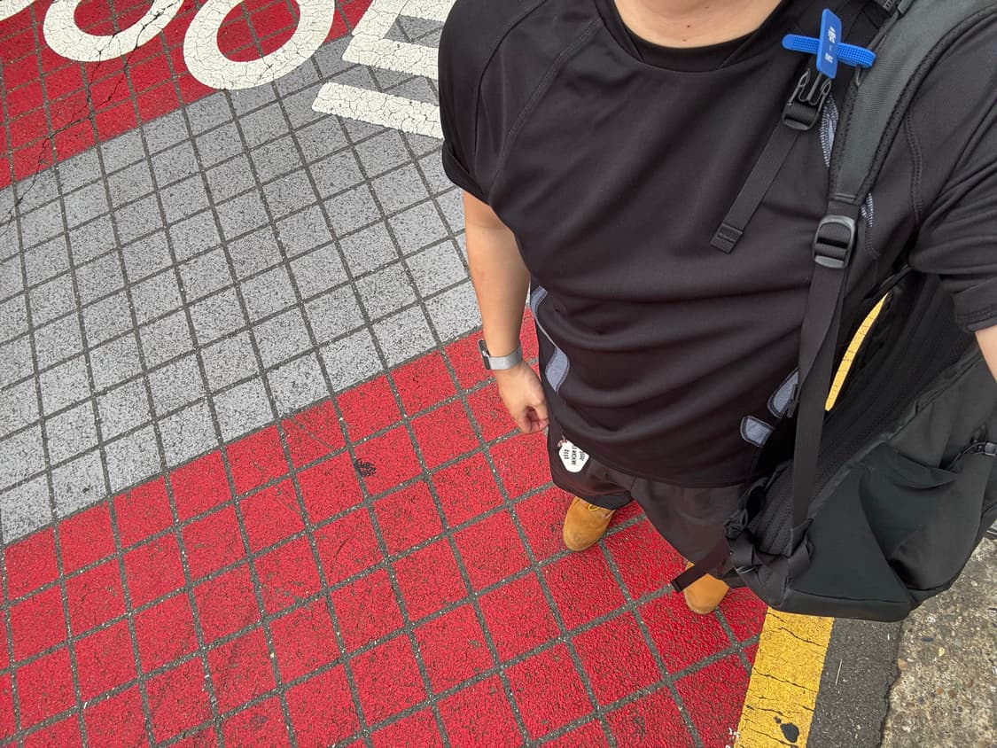 산산기어 25SS 팔로잉 패널 티셔츠 블랙 (4) 상품이미지2