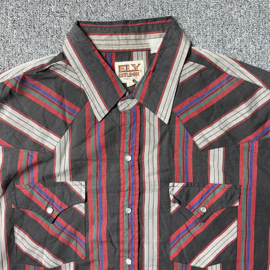 웨스턴 셔츠 레드 ( XL/OLD-7557 ) 상품이미지2