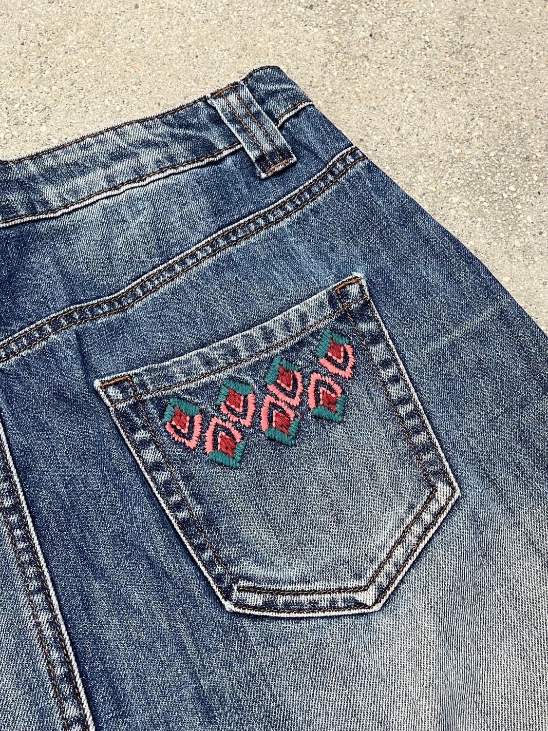 Desigual 자수 데님 스커트 상품이미지6