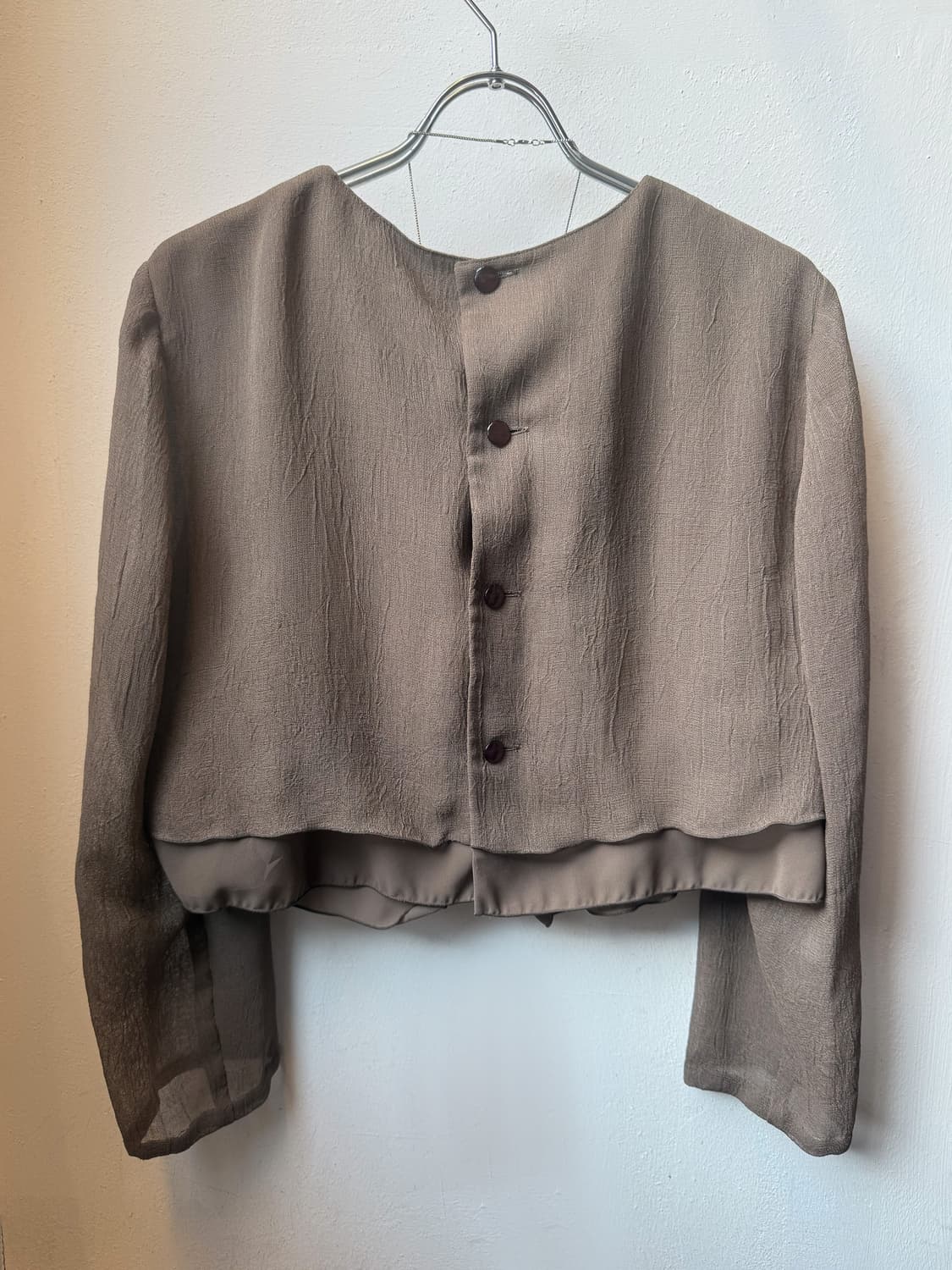 Slit Layered Blouse 0086 상품이미지3