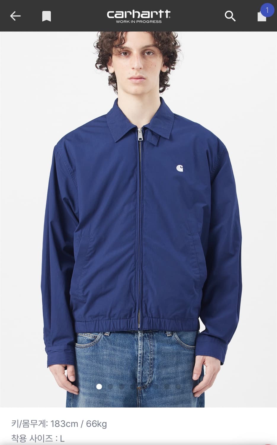 칼하트 DUKE JACKET / 듀크 자켓 스페이스 / 왁스 ,새상품 상품이미지2