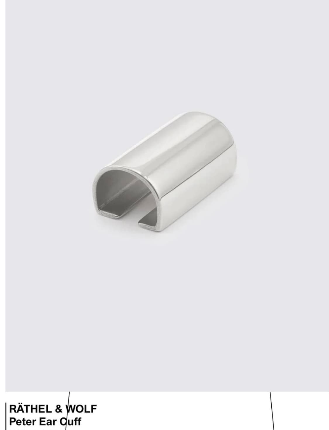 (OS) 레텔앤볼브 피터 실버 이어커프 상품이미지4