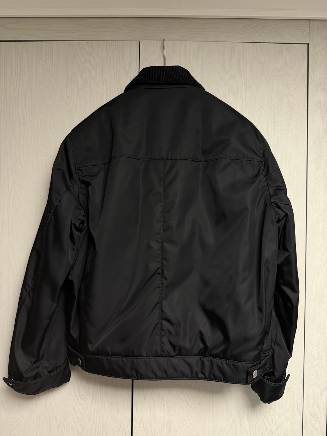 [L] 프라다 리나일론 블루종 자켓 블랙 상품이미지6