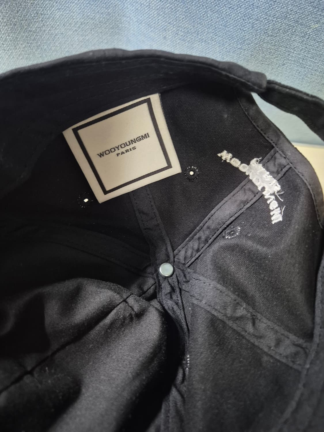 우영미 파리 볼캡 블랙 상품이미지4