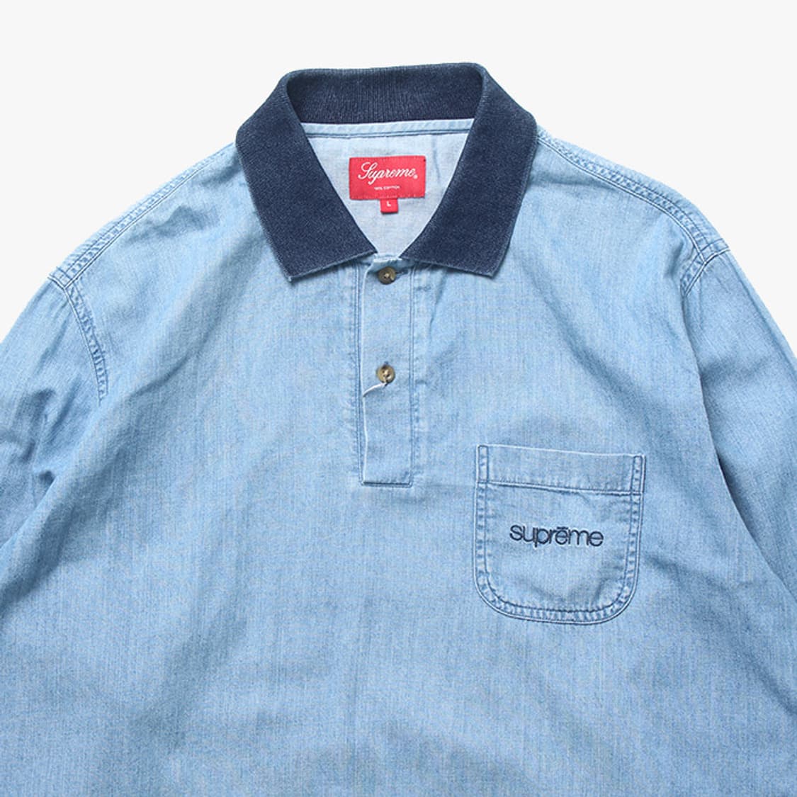 supreme 카라 롱슬리브 상품이미지2