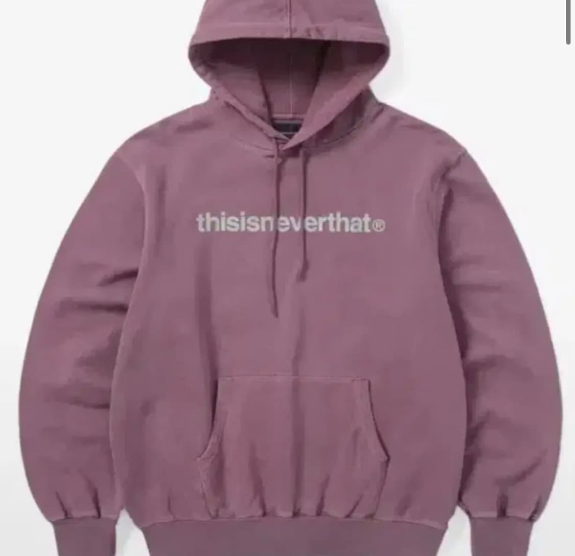 디스이즈네버댓 t-logo 푸시아 후드티 s 상품이미지1