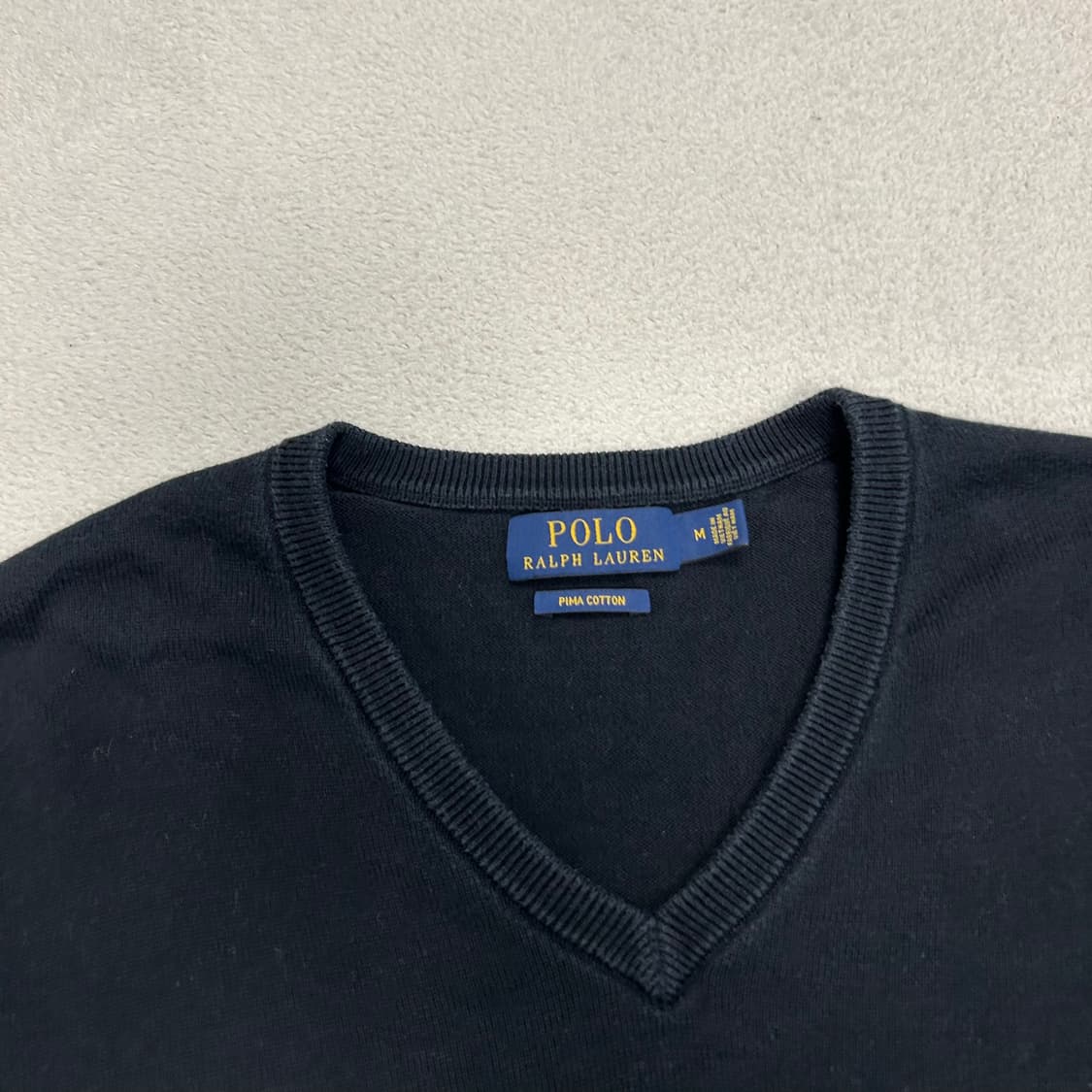 Polo Black V-neck Knit 상품이미지6