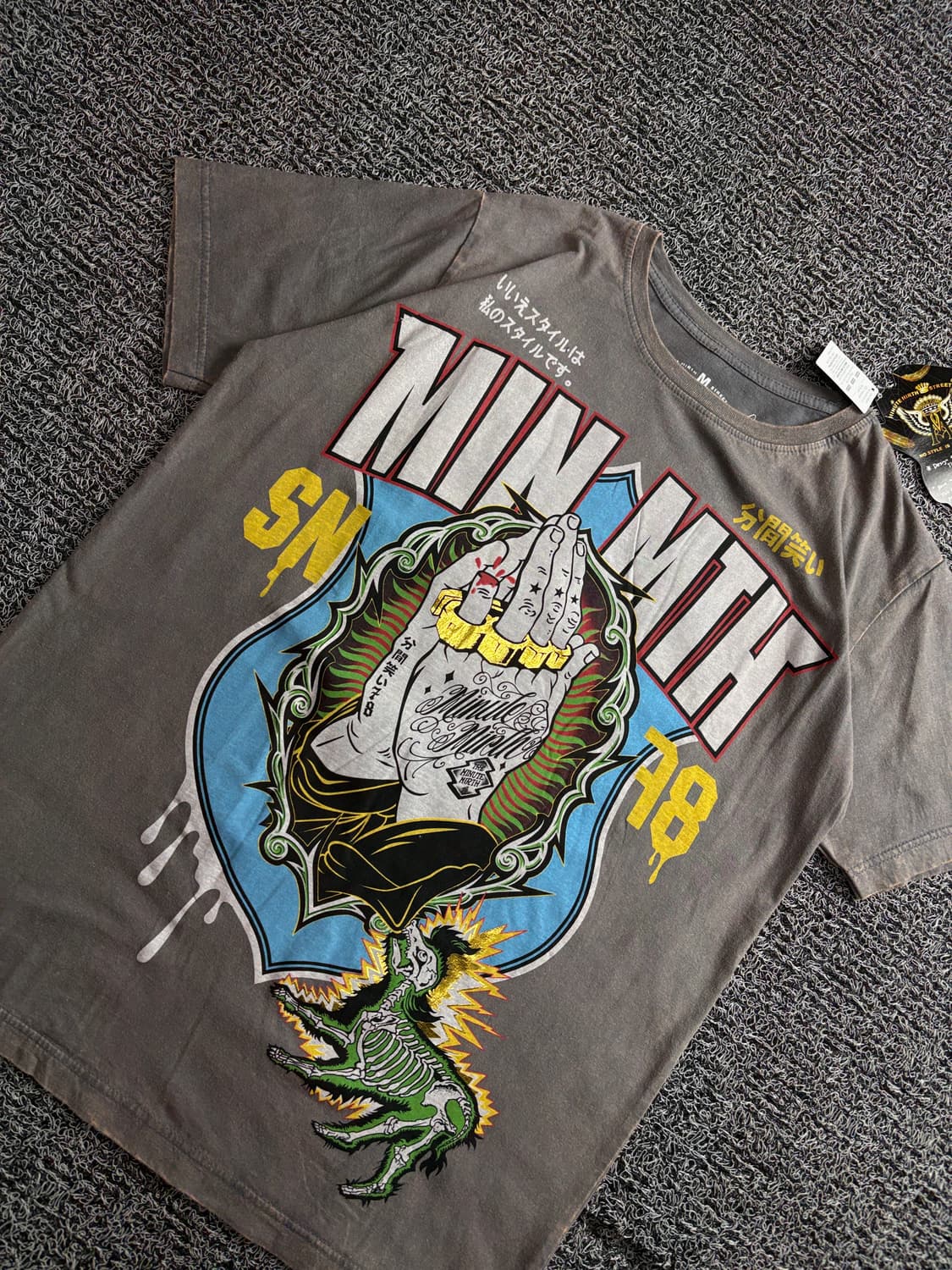 빈티지 아카이브 뉴스쿨 그래픽 반팔티 4195 상품이미지3