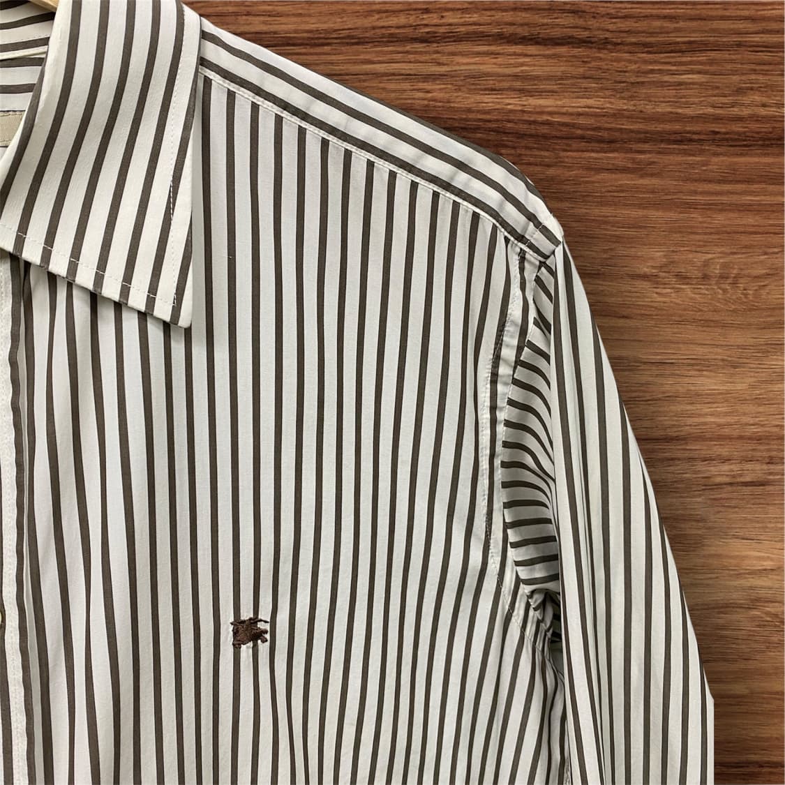 버버리 스트라이프 셔츠 L 상품이미지2
