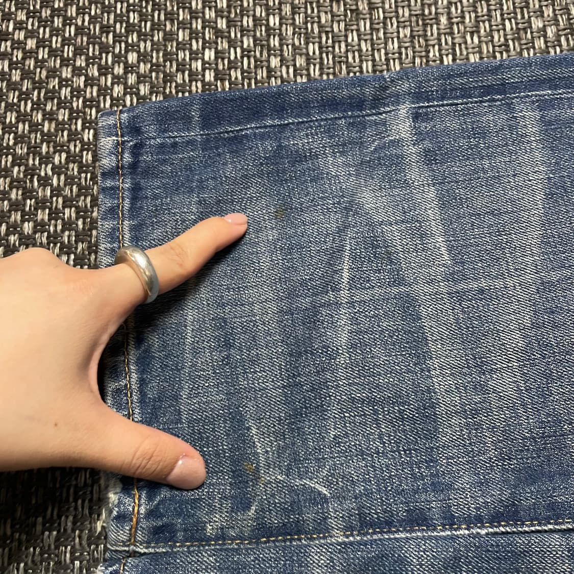 (34) 데님앤서플라이 중청 워싱 데님 팬츠 슬림핏 상품이미지6