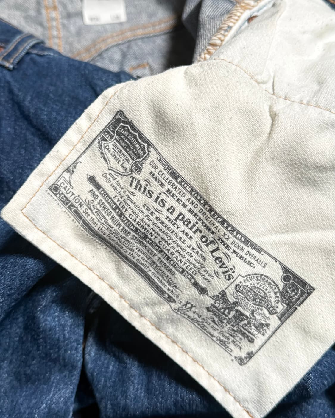 00‘s 리바이스 501 스트레이트핏 데님 팬츠 34 상품이미지4