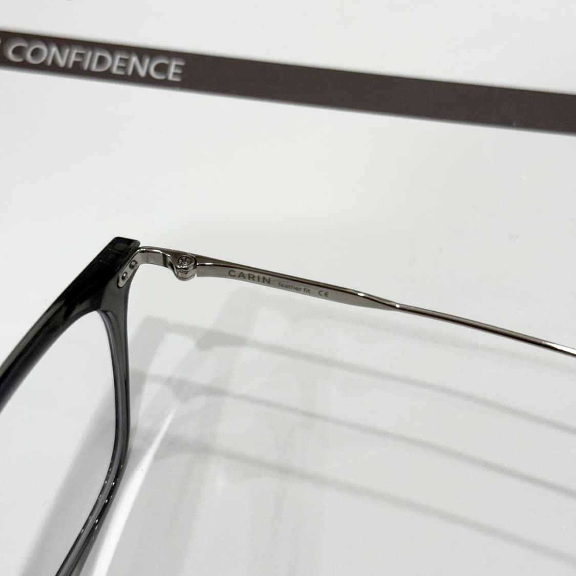(새상품) 카린 AIR 3 S_C3 에어3 스퀘어 안경 클리어 카키 그레 상품이미지7