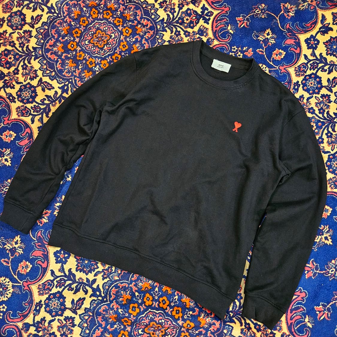 아미(AMI) 스몰 하트 스웻 맨투맨 티셔츠 XL size 105-110 상품이미지1