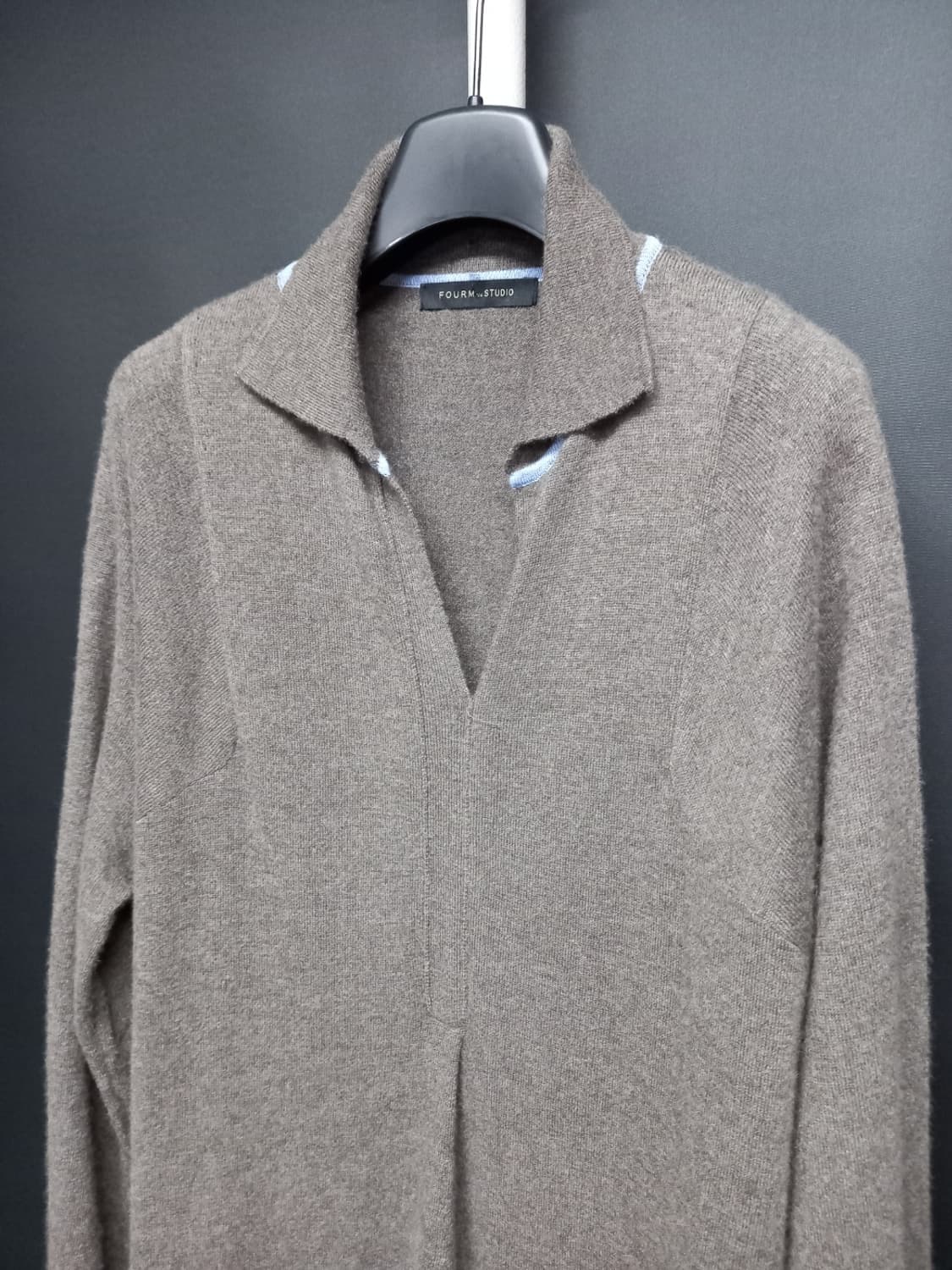 새 폼 스튜디오 FOURM 춘추동 맥시 롱 니트 윈피스 F 44-77 상품이미지5