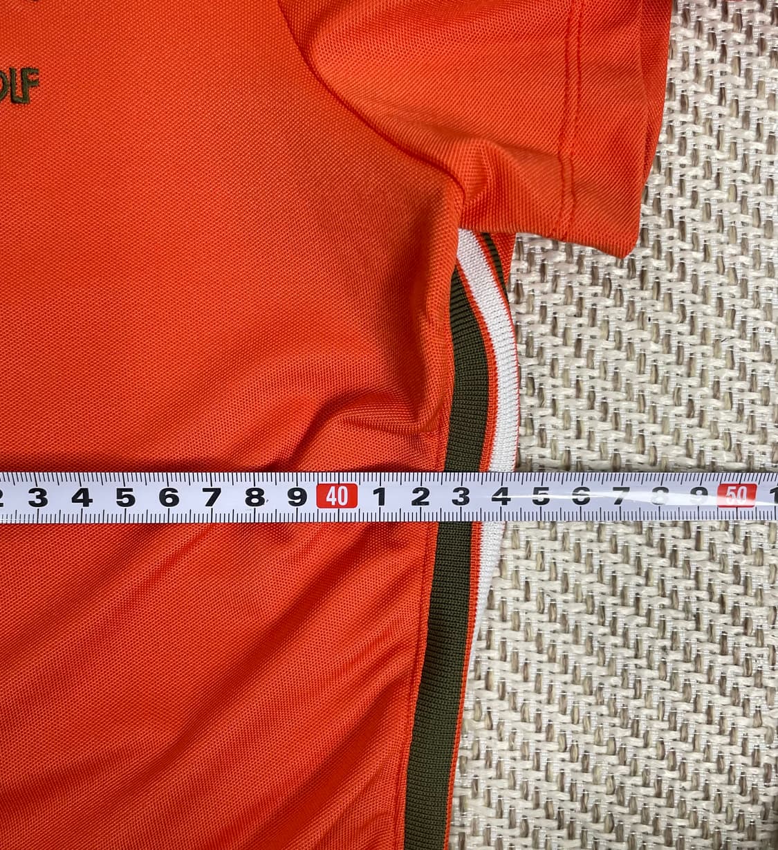 엘르골프 여성 골프웨어 오렌지색 카라티 100 상품이미지6