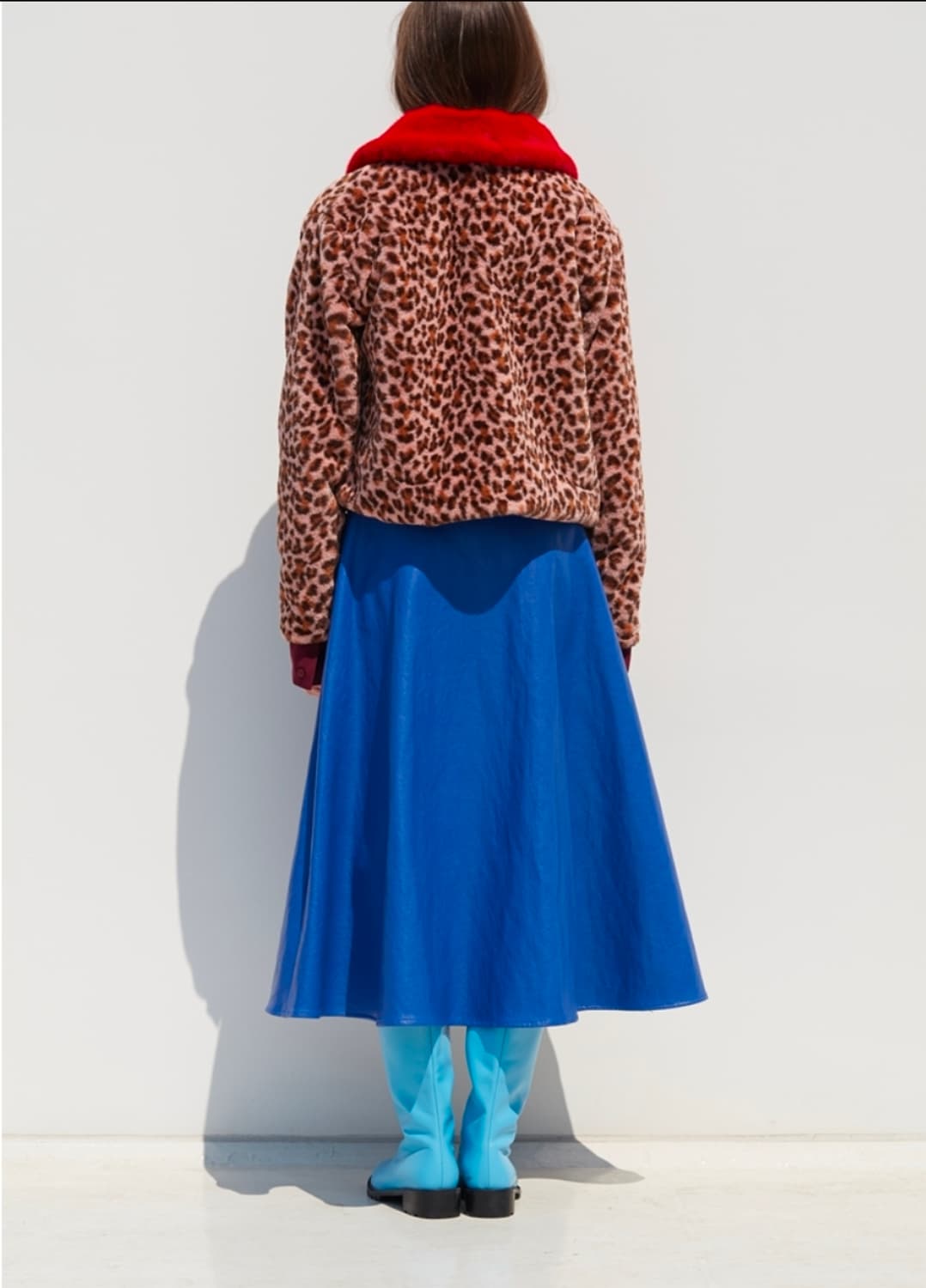 듀이듀이 레오파드 퍼자켓 상품이미지4