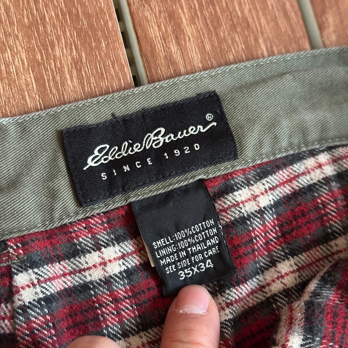 Eddie bauer blanket lined chino pants 상품이미지7
