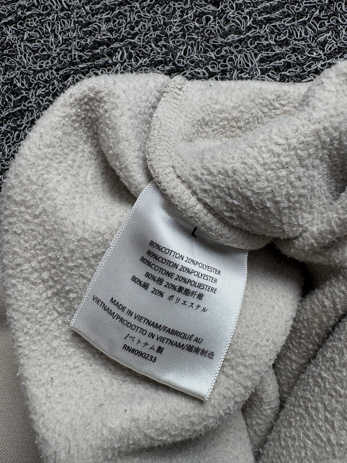 피어오브갓 에센셜 센터로고 조거 스웻 팬츠 2520 상품이미지4