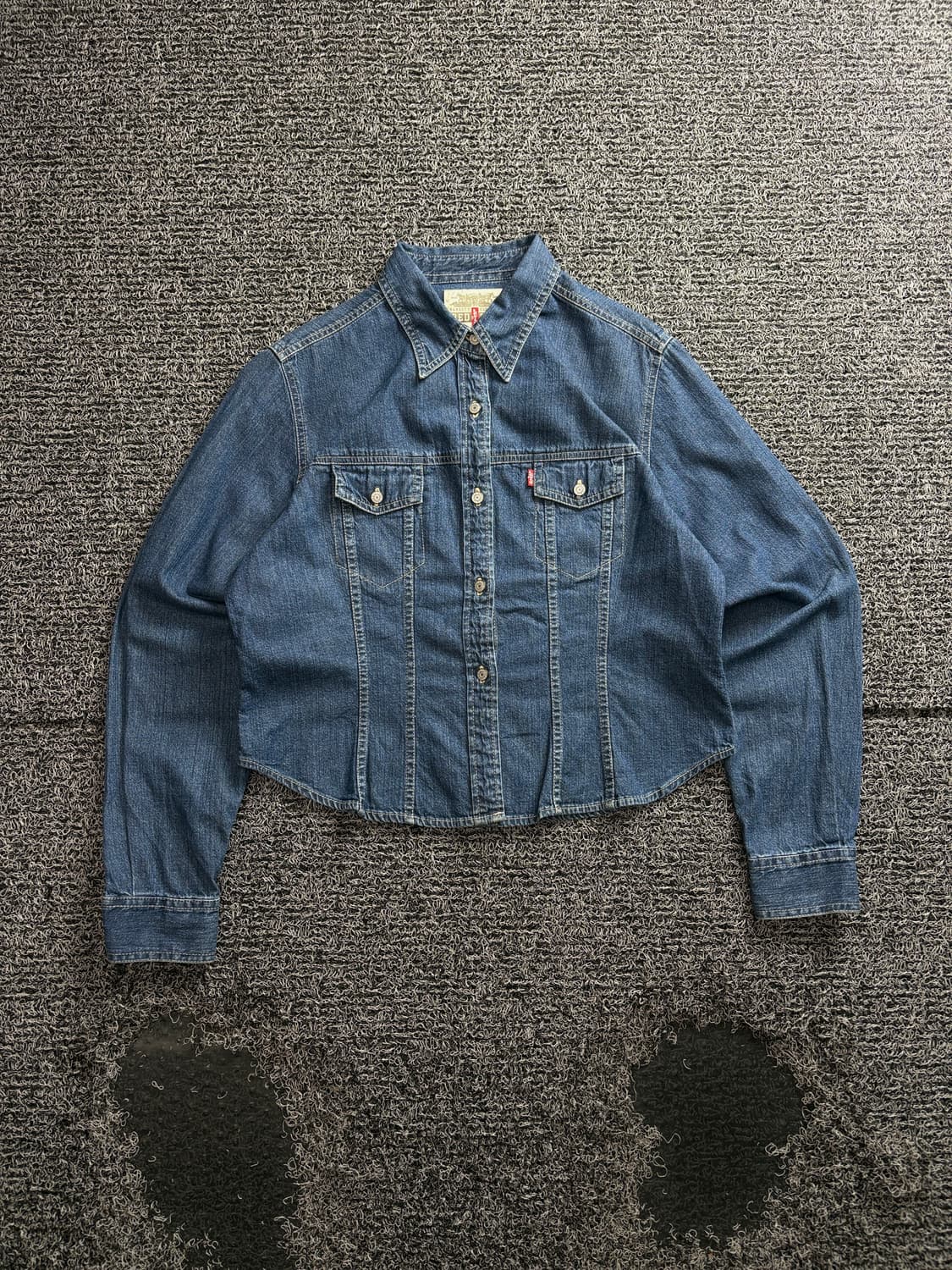 리바이스 레드 탭 오리지널 크롭 데님 트러커 자켓 4151 상품이미지2