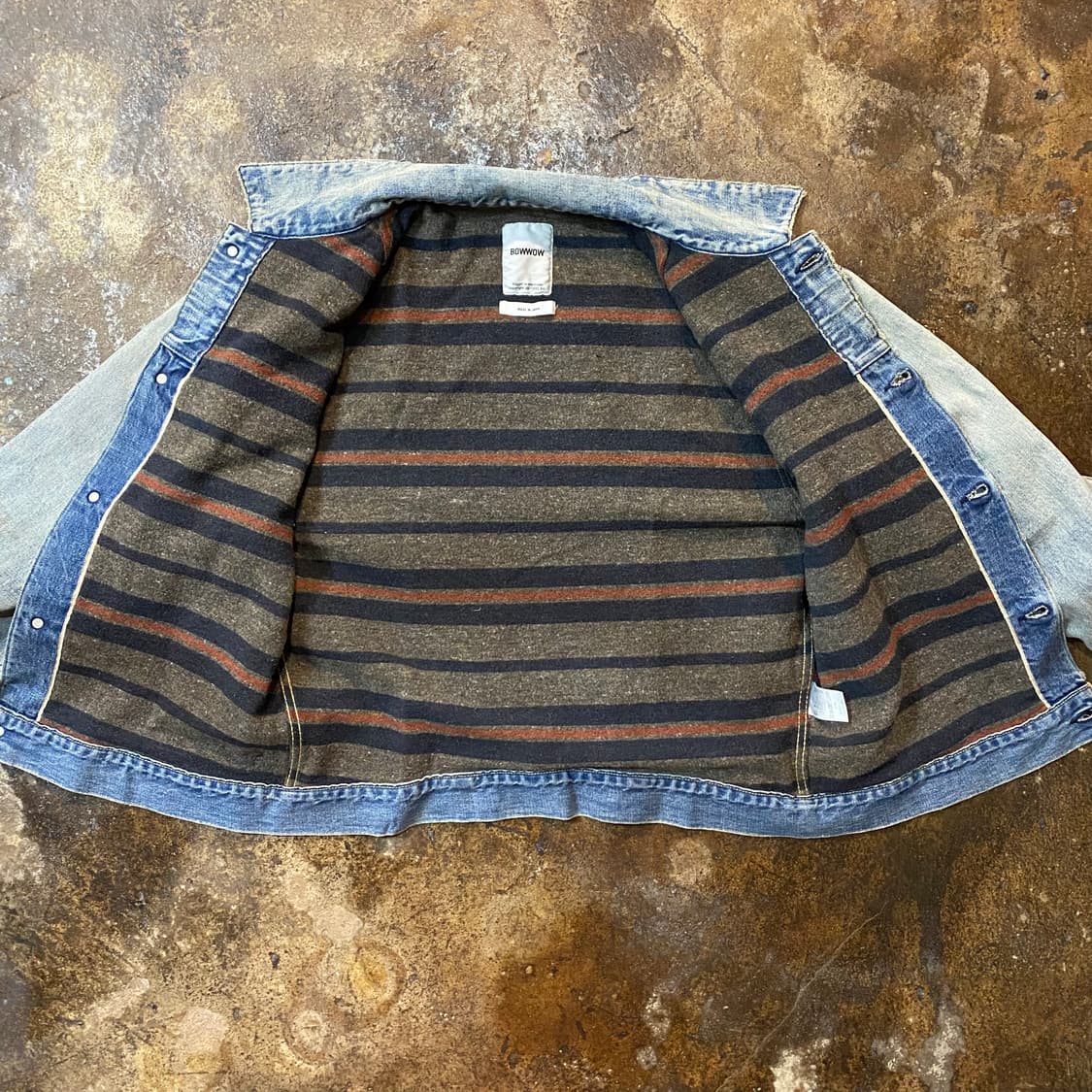 (L) bowwow blanket lined denim jk aging 상품이미지6