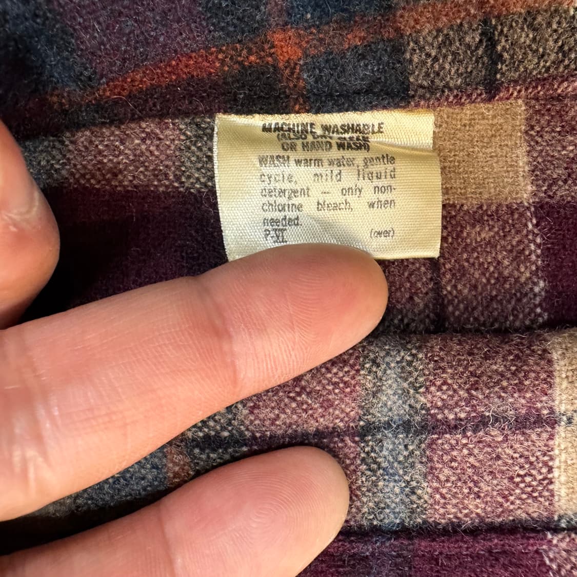 80s 펜들턴 컷포인트 울 셔츠 made in USA (M)   상품이미지8