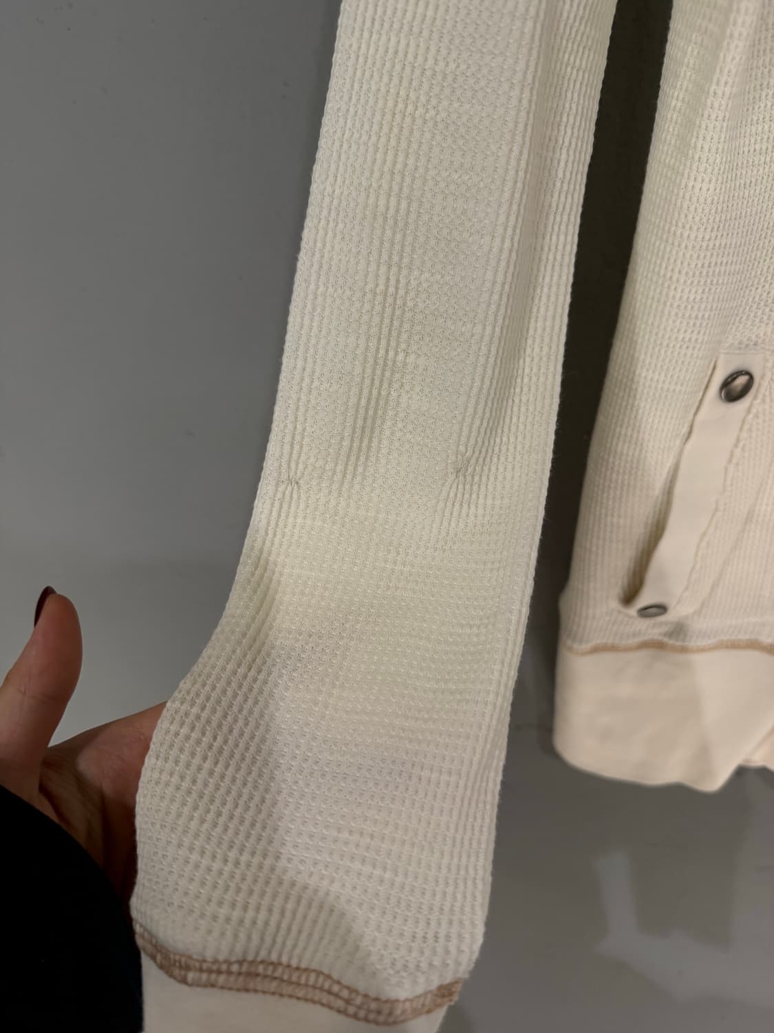 back number waffle 2-way hood zip-up 상품이미지8