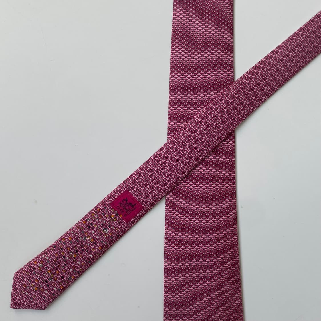 신형 에르메스(HERMES) 명품 정품 넥타이8.3cm 상품이미지4