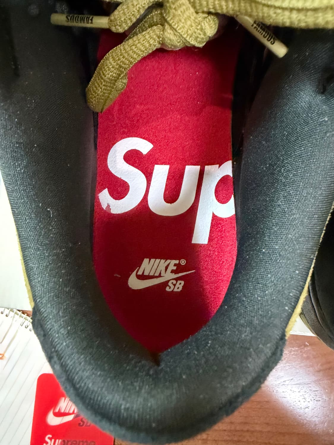 (295)나이키x슈프림 SB 덩크 로우 캠퍼 그린 상품이미지7