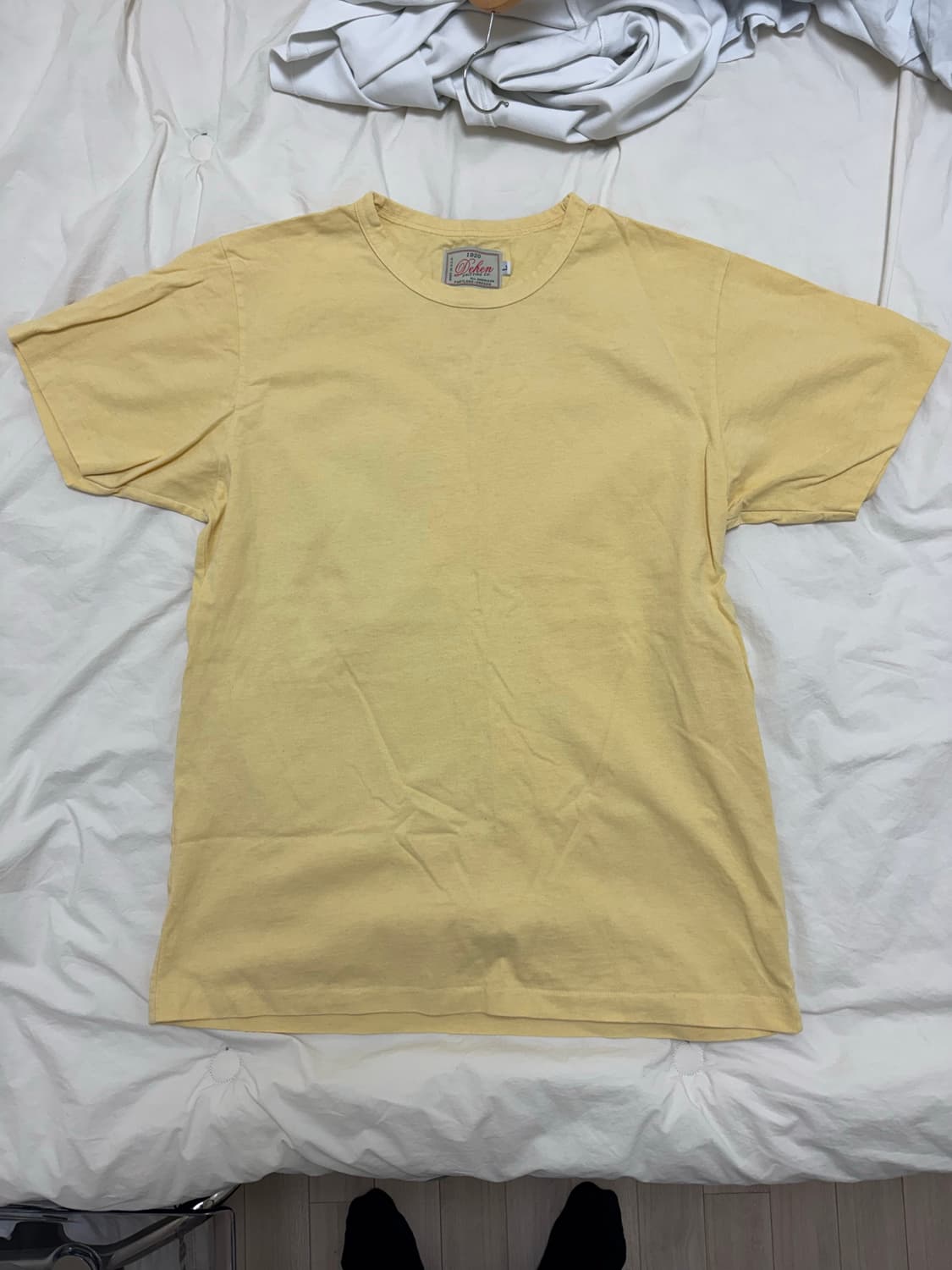 Dehen 1920 Heavy Duty Track Tee Lemon L 상품이미지2