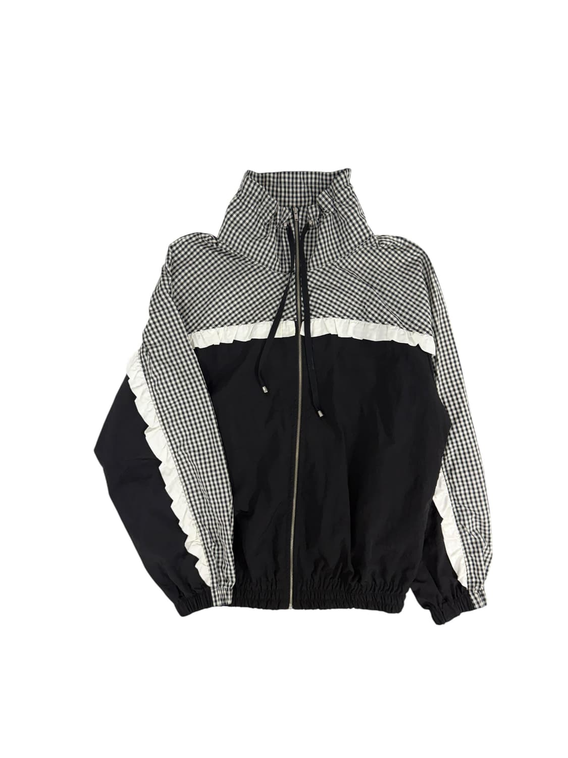 시눈 체크 바람막이 상품이미지1