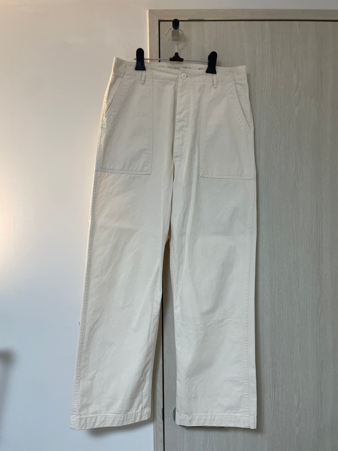 [2] 오어슬로우 orlsow 퍼티그팬츠 에크루 상품이미지2