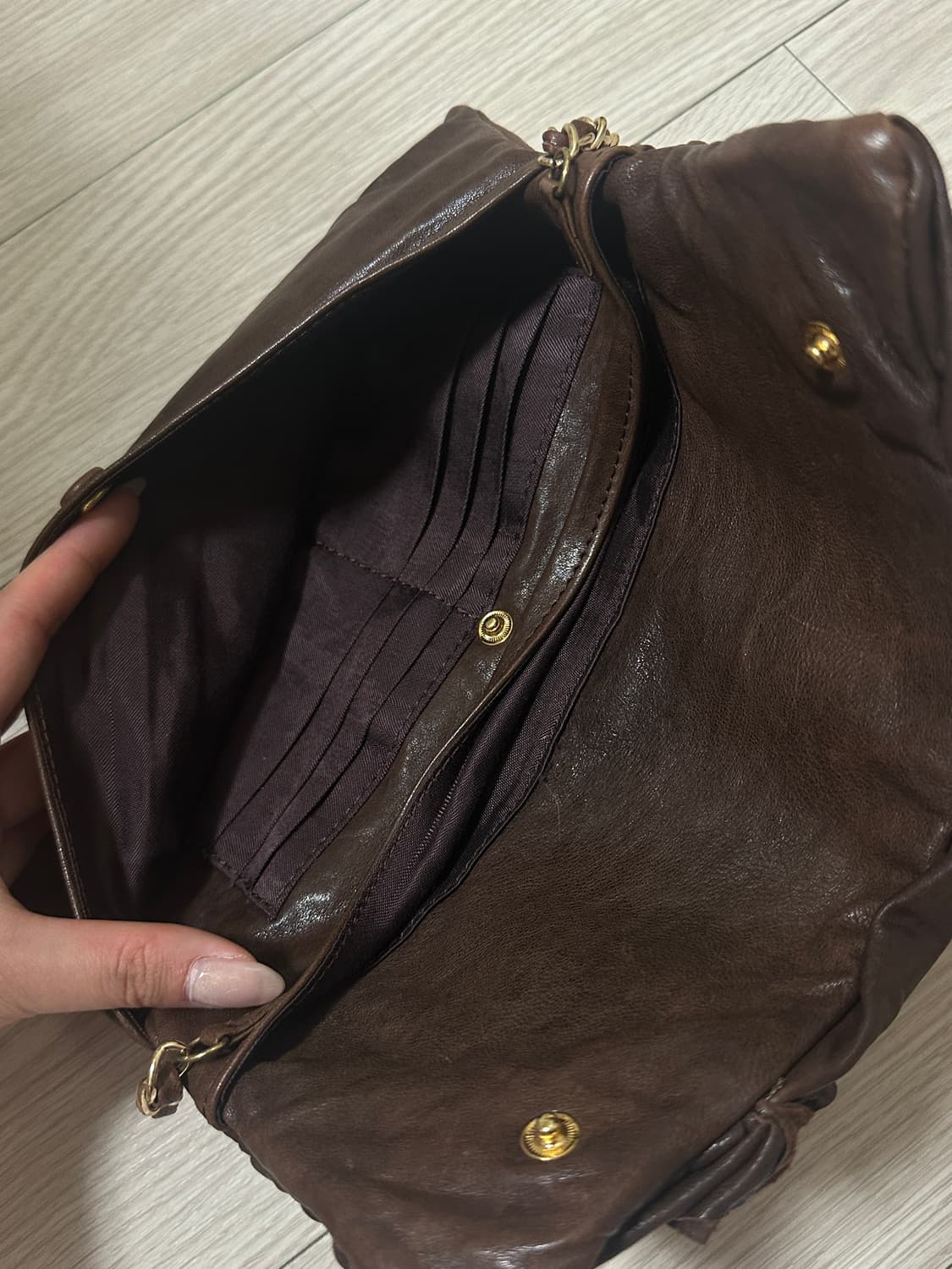 루키즘 빈티지 바게트백 상품이미지4