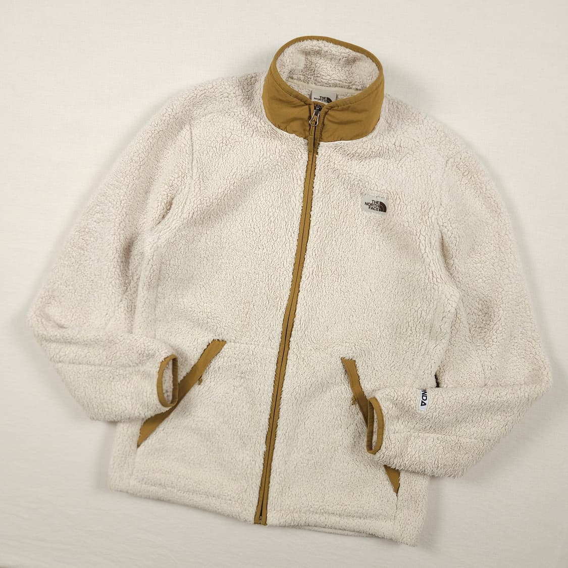 S(90) 노스페이스 플리스 점퍼 아이보리 상품이미지2